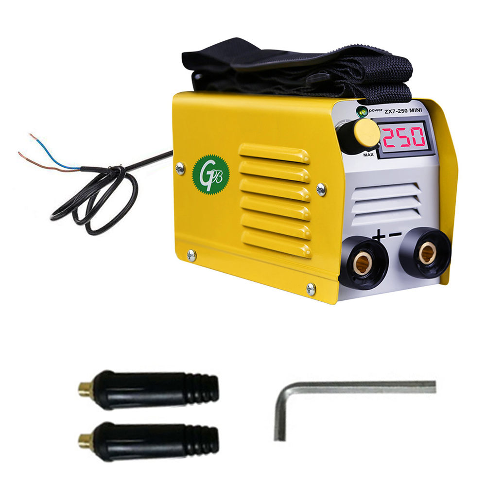 Moniel 20-250A Current Adjustable Portable Household Mini Electric Welding Machine IGBT Digital Soldering Equipment with LED Display ZX7-250 Moniel 20-250A Current Adjustable Portable Household Mini Electric Welding Machine IGBT Digital Soldering Equipment with LED Display ZX7-250